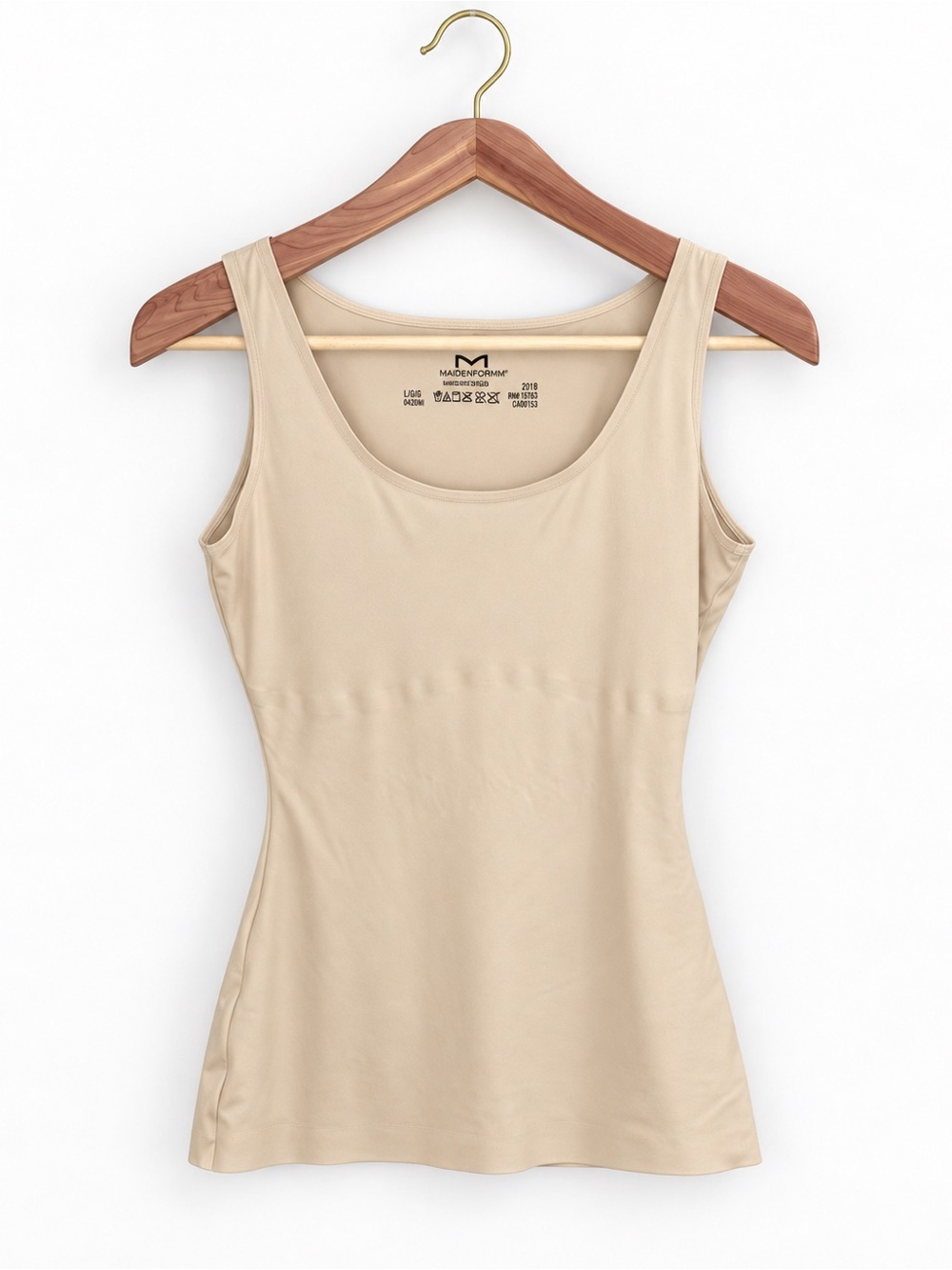 Maidenform Comfort Devotion Nude Shaping Camisole Tank Large